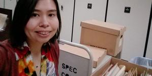 Shelly in Special Collections