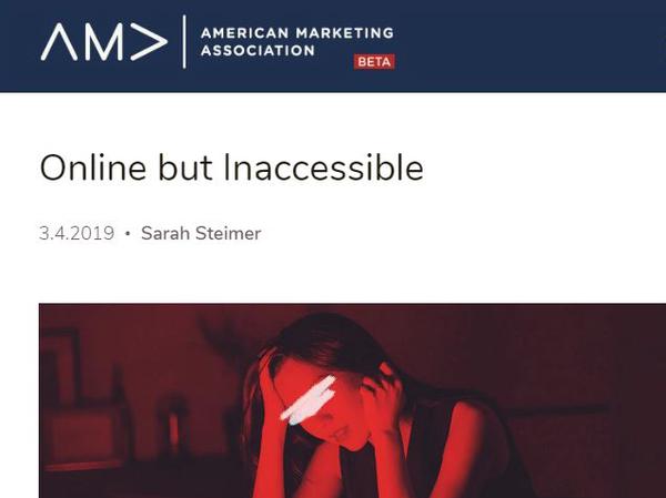 American Marketing Association article