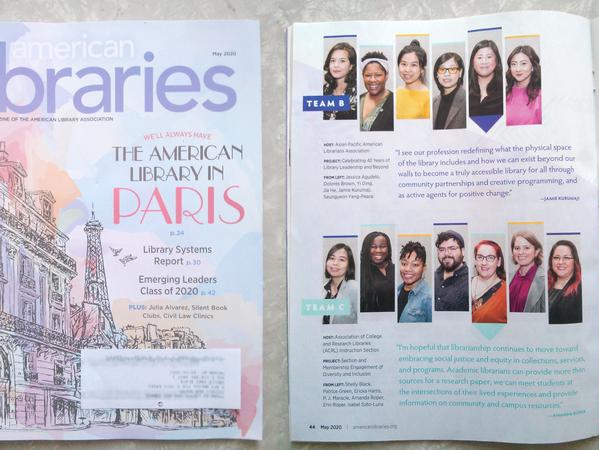ALA Emerging Leaders in American Libraries magazine