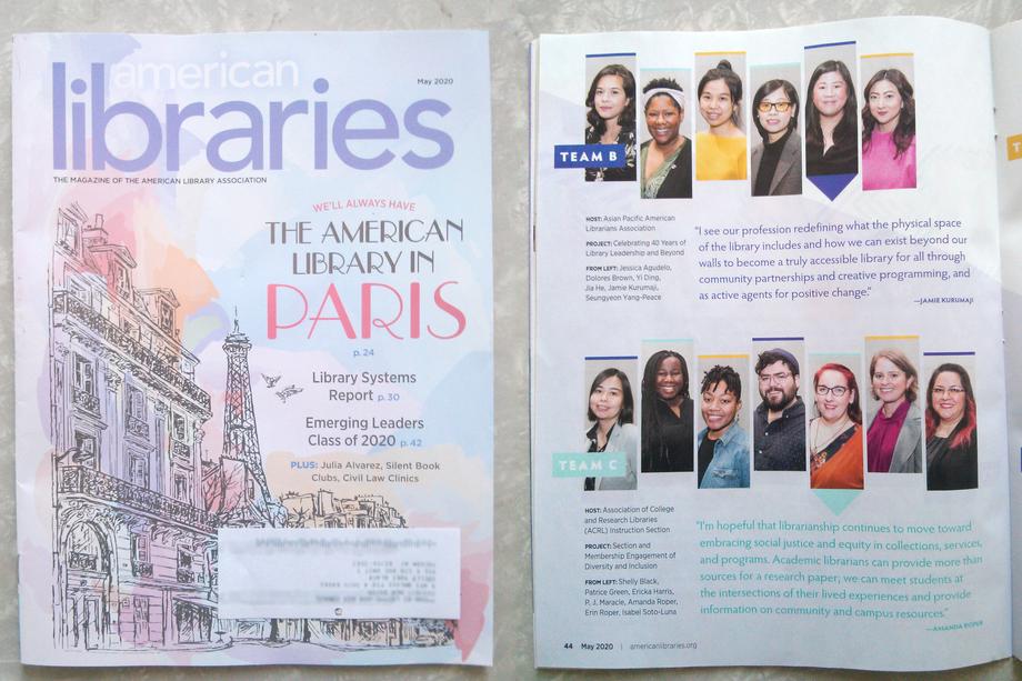 ALA Emerging Leaders in American Libraries magazine