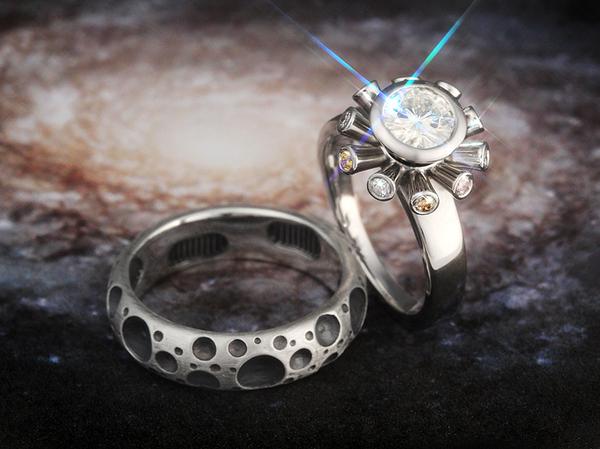 Space-themed rings