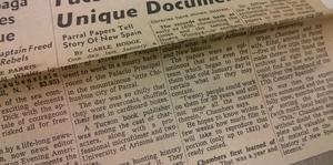Old newspaper