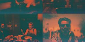 Redscale photo collage