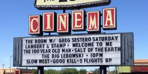 Loft Cinema sign