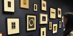 Astrophotography exhibit wall